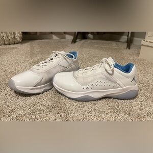 Nike Kids White and Blue Sneakers
